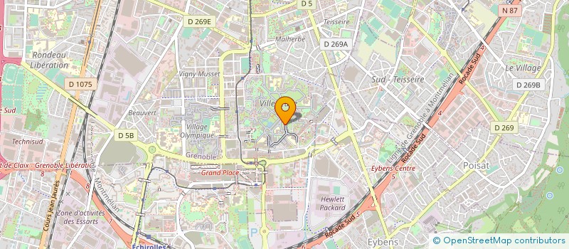 localisation de l'entreprise MADAME CHANTAL RIGODIN  GRENOBLE