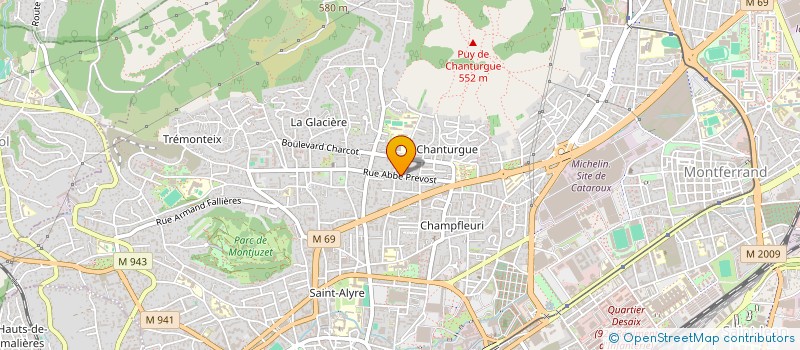 localisation de l'entreprise MADAME CHANTAL RIOT  CLERMONT-FERRAND