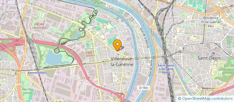 localisation de l'entreprise MADAME CHANTAL RIOU  VILLENEUVE-LA-GARENNE