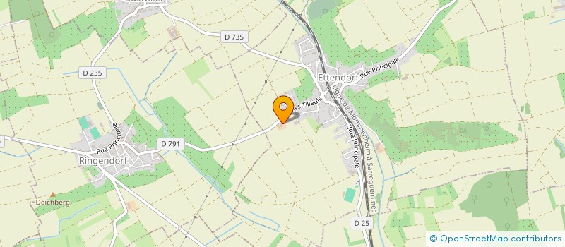 localisation de l'entreprise MADAME CHANTAL RITTER  ETTENDORF