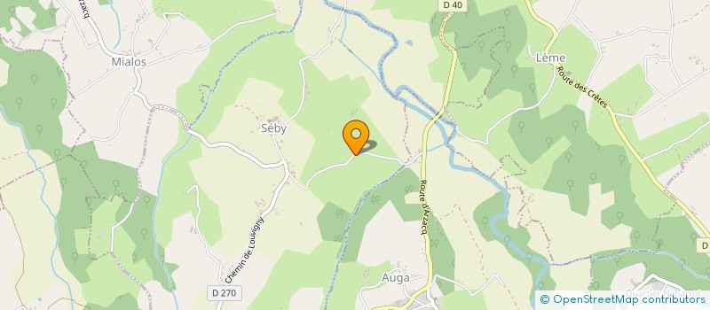 localisation de l'entreprise MADAME CHANTAL RIVAS  SEBY