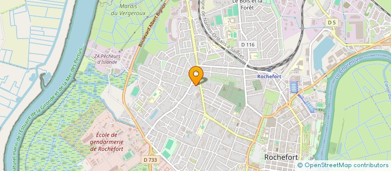 localisation de l'entreprise MADAME CHANTAL ROBERT à ROCHEFORT