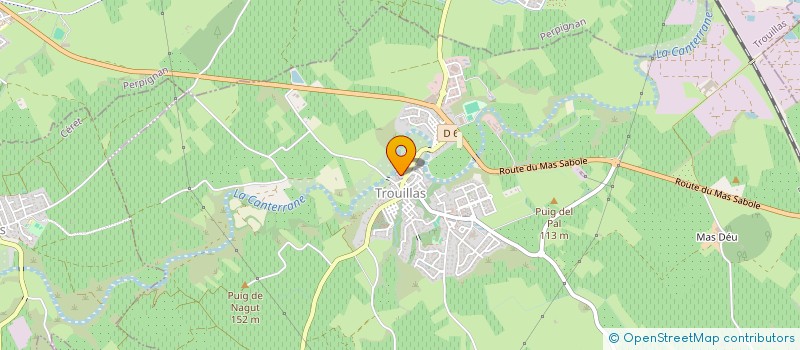 localisation de l'entreprise MADAME CHANTAL ROGER  TROUILLAS