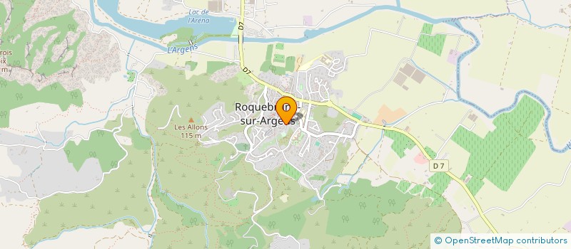 localisation de l'entreprise MADAME CHANTAL ROHART à ROQUEBRUNE-SUR-ARGENS