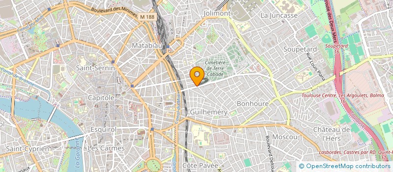 localisation de l'entreprise MADAME CHANTAL RONGIER à TOULOUSE