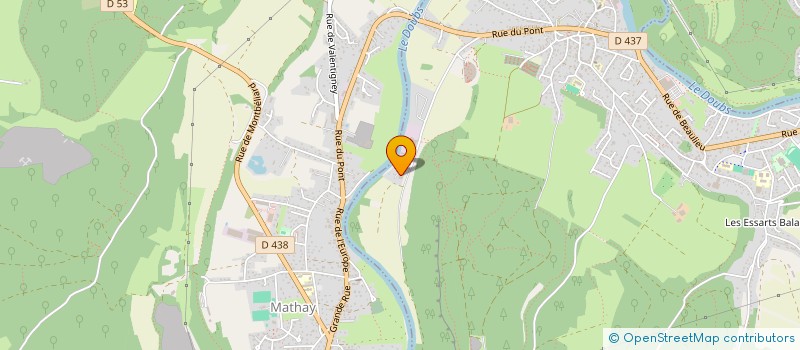 localisation de l'entreprise MADAME CHANTAL ROSE  MANDEURE