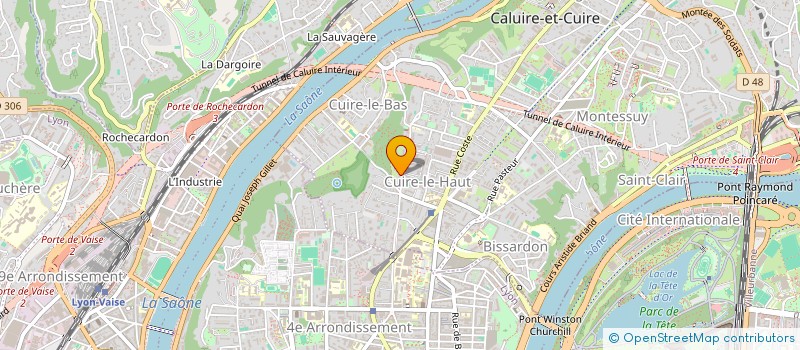 localisation de l'entreprise MADAME CHANTAL ROUGE  CALUIRE-ET-CUIRE