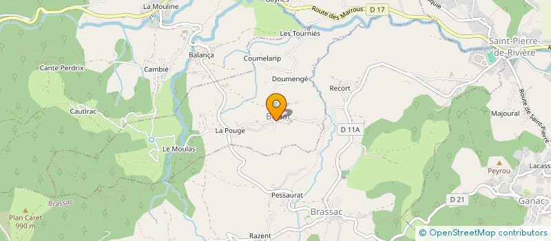 localisation de l'entreprise MADAME CHANTAL ROUGET à BRASSAC