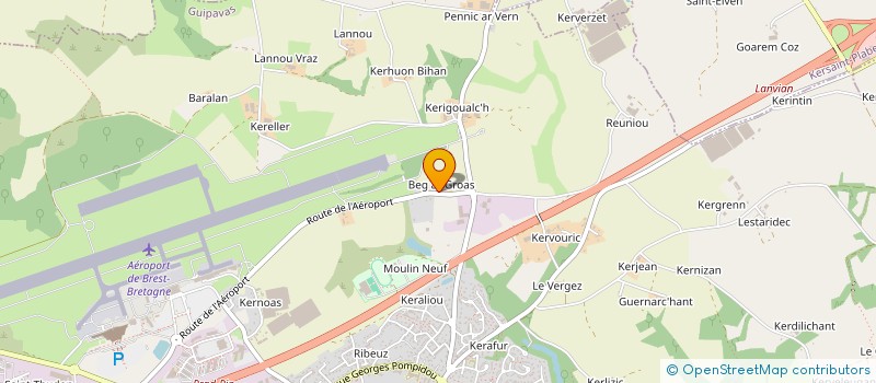 localisation de l'entreprise MADAME CHANTAL ROULLIER à GUIPAVAS