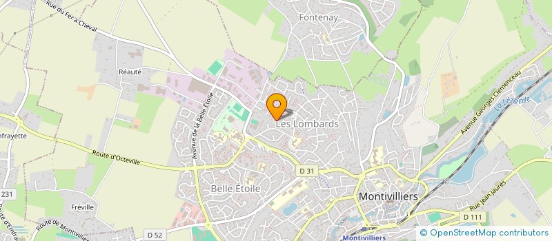 localisation de l'entreprise MADAME CHANTAL ROUSSEL à MONTIVILLIERS