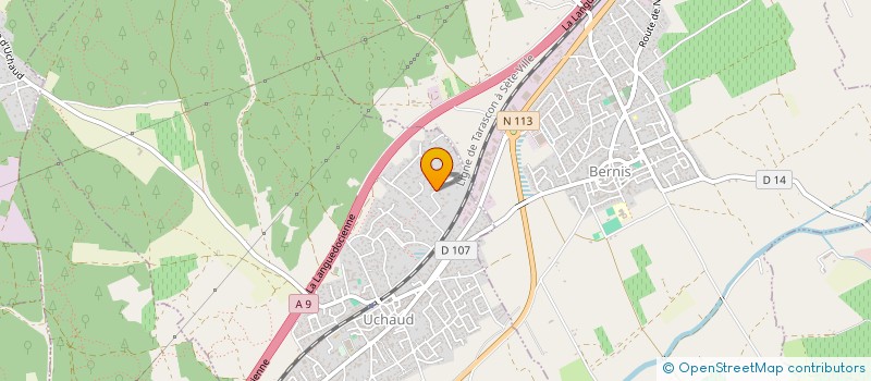 localisation de l'entreprise MADAME CHANTAL ROUSTAN  UCHAUD