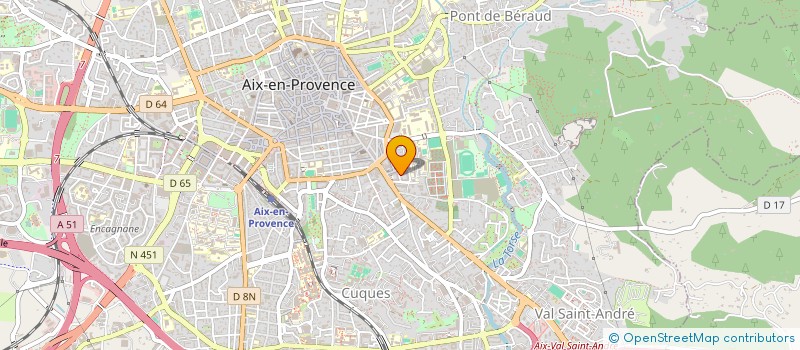 localisation de l'entreprise MADAME CHANTAL ROUX à AIX-EN-PROVENCE