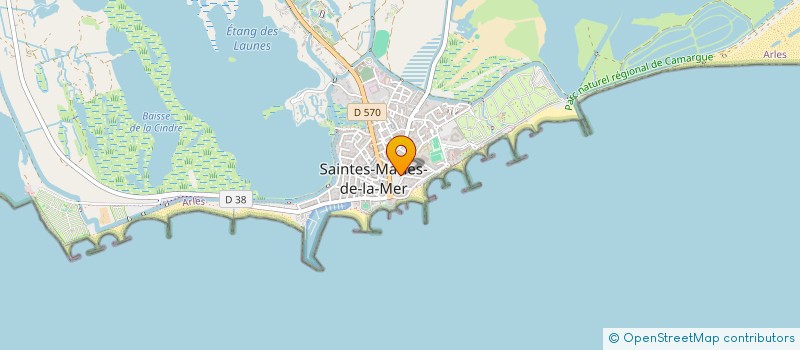 localisation de l'entreprise MADAME CHANTAL ROUX à SAINTES-MARIES-DE-LA-MER