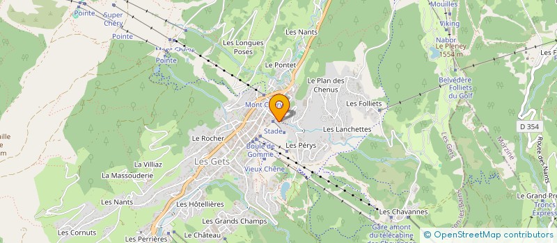 localisation de l'entreprise MADAME CHANTAL SALLOT  LES GETS