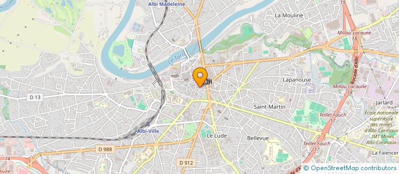 localisation de l'entreprise MADAME CHANTAL SANCHEZ à ALBI