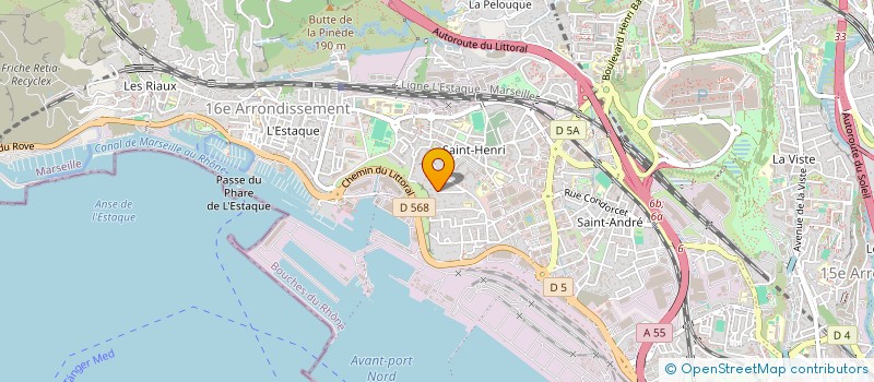 localisation de l'entreprise MADAME CHANTAL SANCHEZ  MARSEILLE