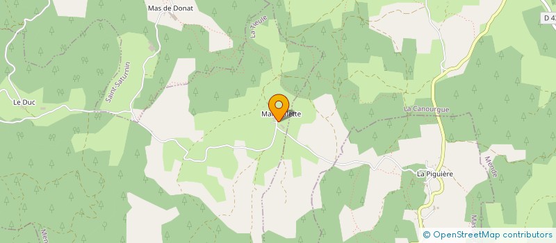 localisation de l'entreprise MADAME CHANTAL SANS  LA TIEULE