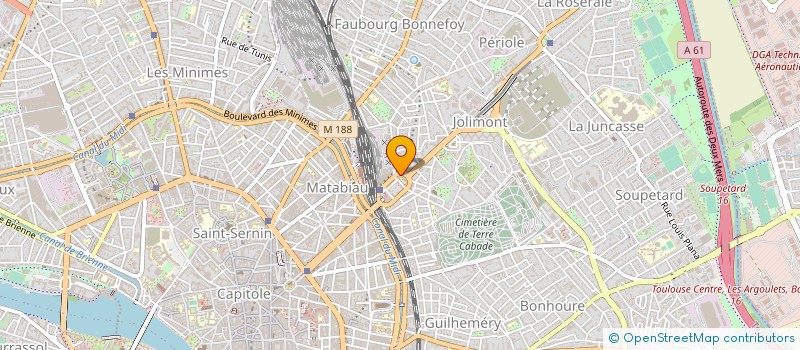 localisation de l'entreprise MADAME CHANTAL SANTERNE à TOULOUSE