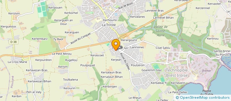 localisation de l'entreprise MADAME CHANTAL SAUTEUR à PLOUZANE