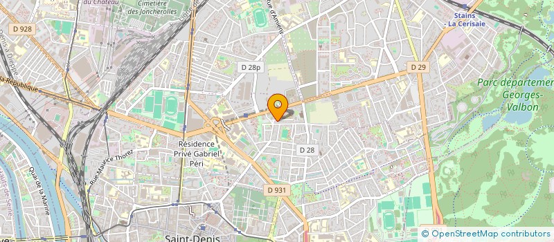 localisation de l'entreprise MADAME CHANTAL SCHAUB à SAINT DENIS