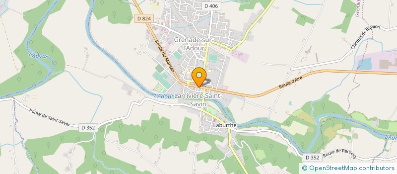 localisation de l'entreprise MADAME CHANTAL SCOZZARO  GRENADE SUR L'ADOUR