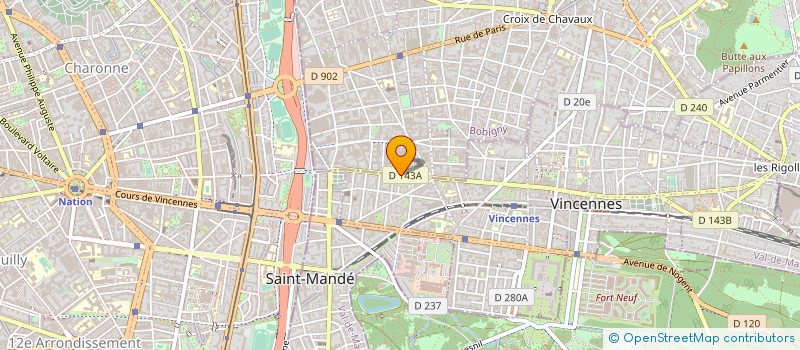 localisation de l'entreprise MADAME CHANTAL SEDEVCIC à MONTREUIL