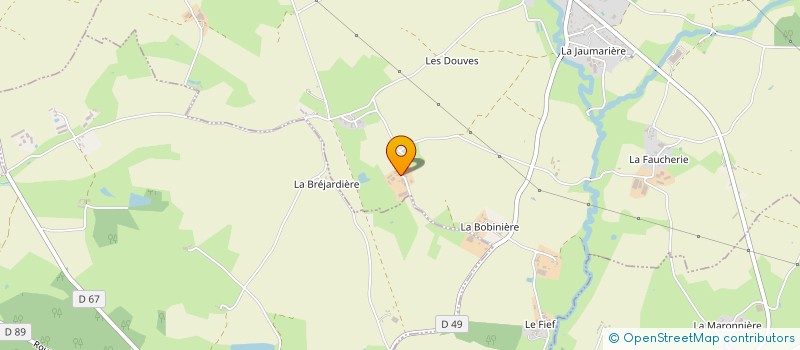 localisation de l'entreprise MADAME CHANTAL SEGUIN  SAINT-HILAIRE-DE-VOUST