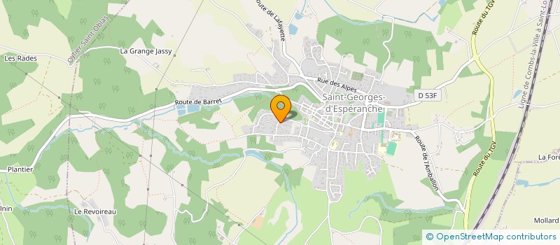 localisation de l'entreprise MADAME CHANTAL SEGURA  SAINT-GEORGES-D'ESPERANCHE