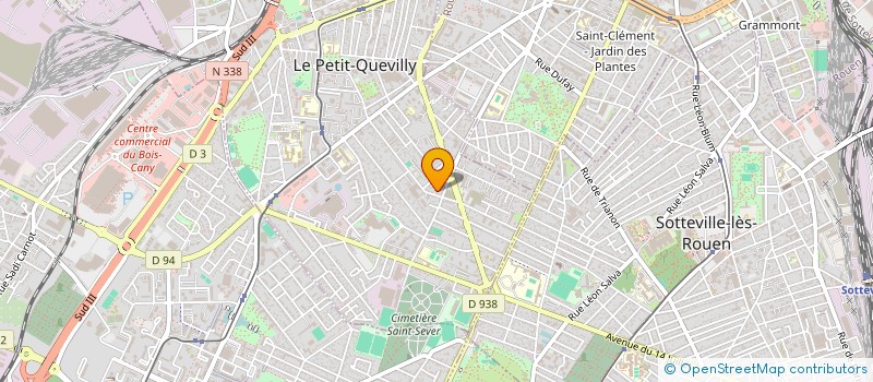 localisation de l'entreprise MADAME CHANTAL SELLIER à LE PETIT-QUEVILLY
