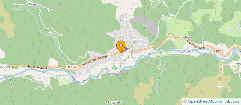 localisation de l'entreprise MADAME CHANTAL SERRET  THUEYTS