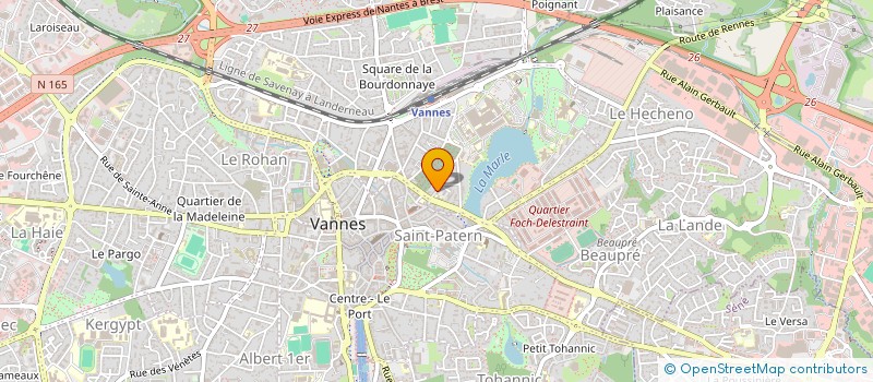 localisation de l'entreprise MADAME CHANTAL SEVIN à VANNES