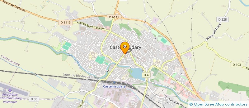 localisation de l'entreprise MADAME CHANTAL SEYMORTIER à CASTELNAUDARY
