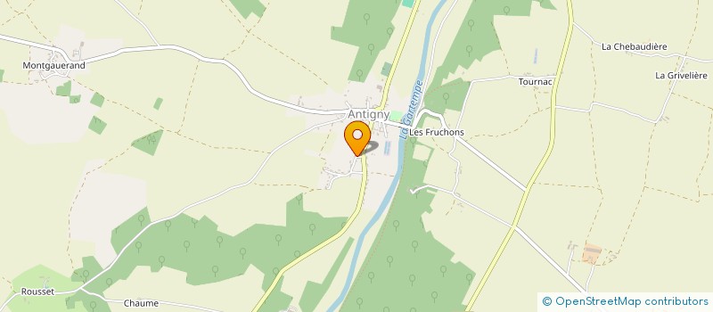 localisation de l'entreprise MADAME CHANTAL SICHER à ANTIGNY