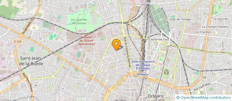 localisation de l'entreprise MADAME CHANTAL SIMON-BARBOUX à ORLEANS