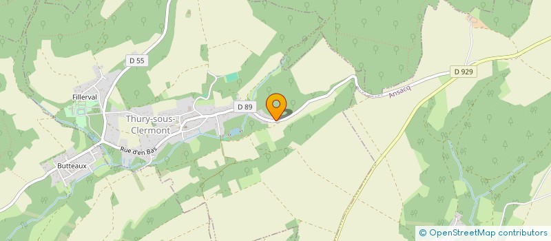 localisation de l'entreprise MADAME CHANTAL SIMONET  THURY-SOUS-CLERMONT