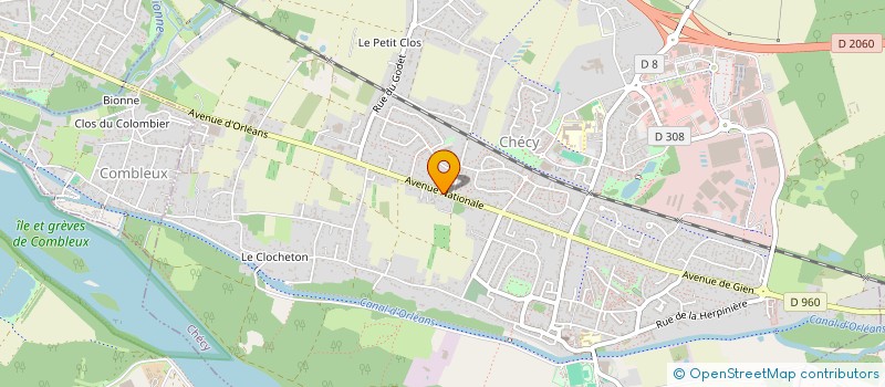 localisation de l'entreprise MADAME CHANTAL SIRAKORZIAN à CHECY
