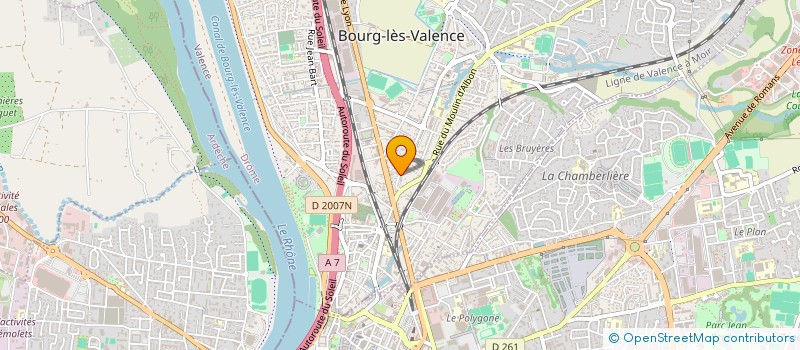 localisation de l'entreprise MADAME CHANTAL SONIER à BOURG-LES-VALENCE