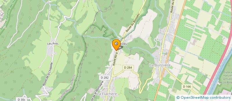 localisation de l'entreprise MADAME CHANTAL SOUAIDET  LA FLACHERE