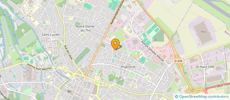 localisation de l'entreprise MADAME CHANTAL SOUCHAUD  BEAUVAIS