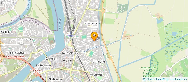 localisation de l'entreprise MADAME CHANTAL SOULIOL  ARLES