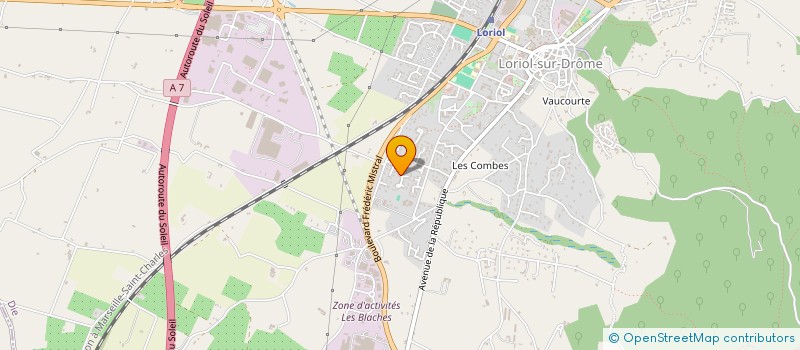 localisation de l'entreprise MADAME CHANTAL SUZANNE SAUSSAC  LORIOL-SUR-DROME