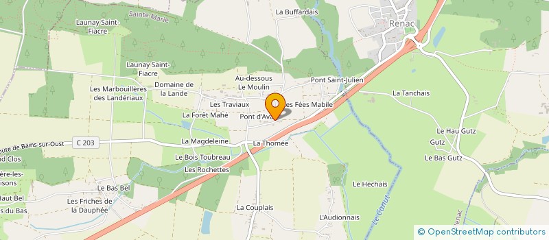 localisation de l'entreprise MADAME CHANTAL TALBOURDET à SAINTE-MARIE