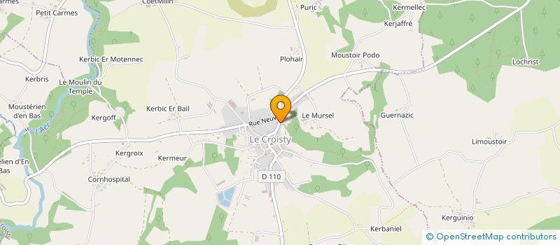 localisation de l'entreprise MADAME CHANTAL TALHOUARN  LE CROISTY