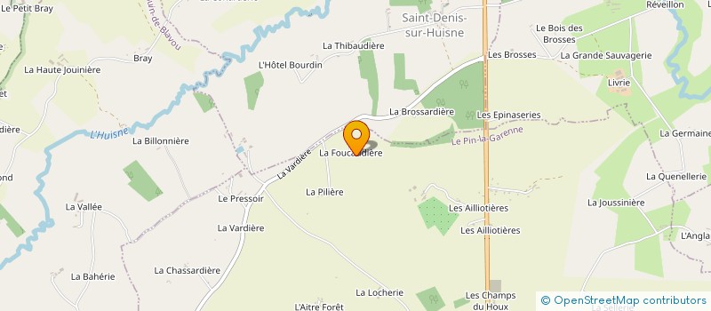 localisation de l'entreprise MADAME CHANTAL TANGUY à LE PIN-LA-GARENNE