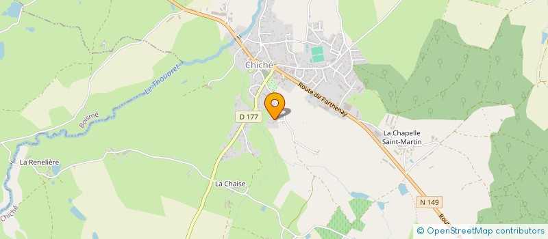 localisation de l'entreprise MADAME CHANTAL TAPON  CHICHE