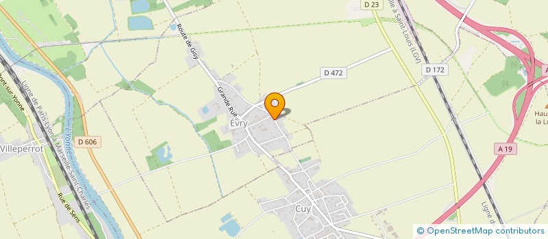 localisation de l'entreprise MADAME CHANTAL TASSEL  EVRY