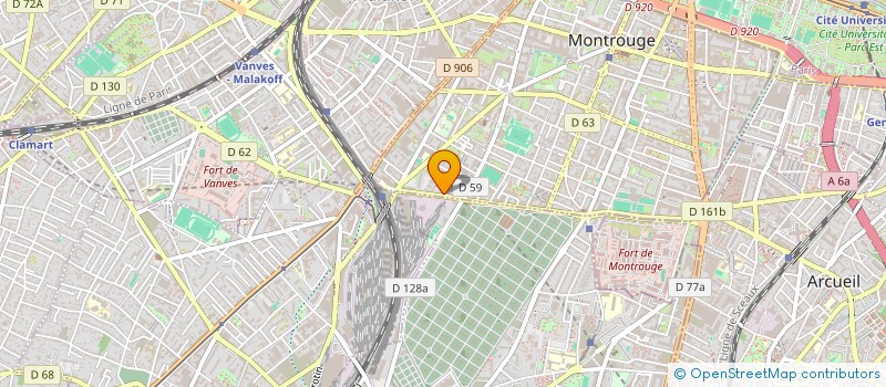 localisation de l'entreprise MADAME CHANTAL TESTA à MONTROUGE