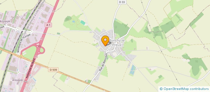 localisation de l'entreprise MADAME CHANTAL THERON  MONCHY-LE-PREUX