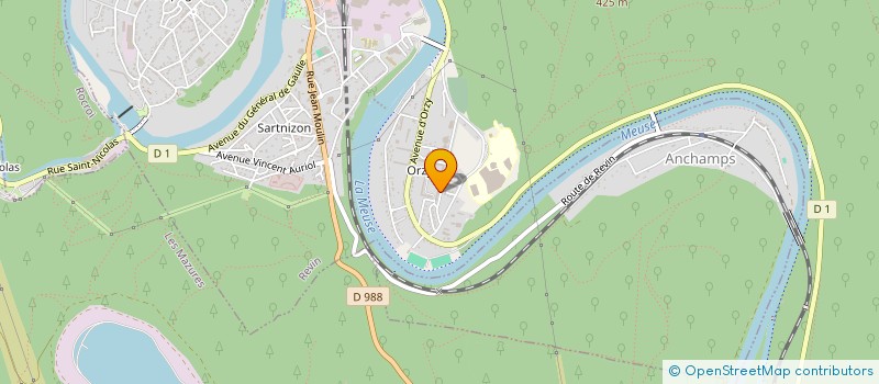 localisation de l'entreprise MADAME CHANTAL THIRY  REVIN