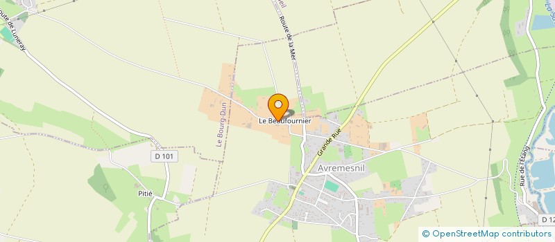 localisation de l'entreprise MADAME CHANTAL THOMASSIN  AVREMESNIL